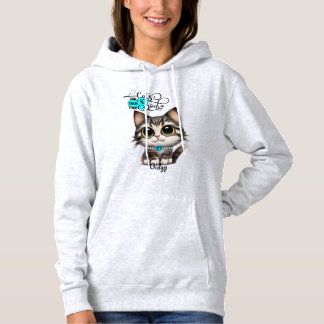 Moletom Personalize o nome do seu gato, a Cat pode acalmar