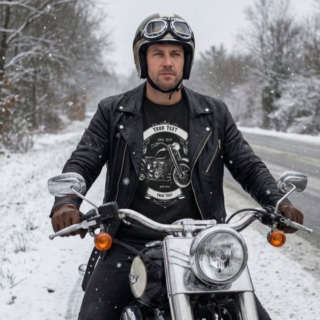 Moletom Personalized Biker Winter Sweatshirt Gift (Criador carregado)