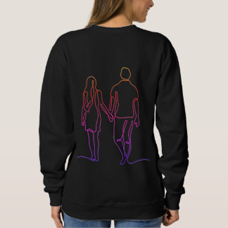 Moletom Personalized Couple Sweatshirt 