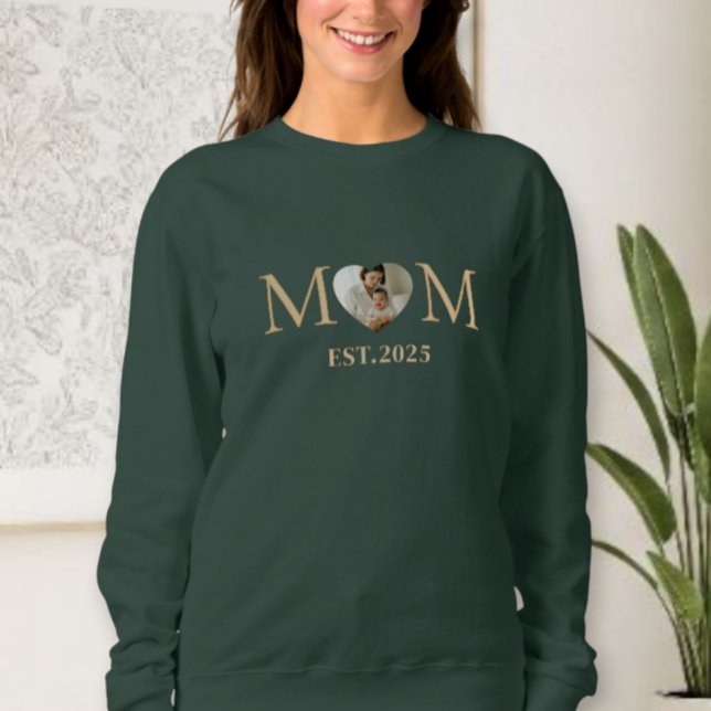Moletom Personalized mom and dad photo sweatshirt, custom  (Criador carregado)