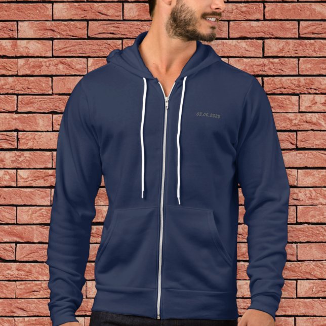 Moletom personalized sweatshirt with date casual  (Criador carregado)