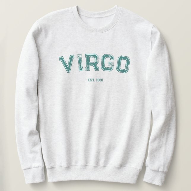Moletom Personalized Zodiac Birth Year Sweatshirt (Frente do Design)