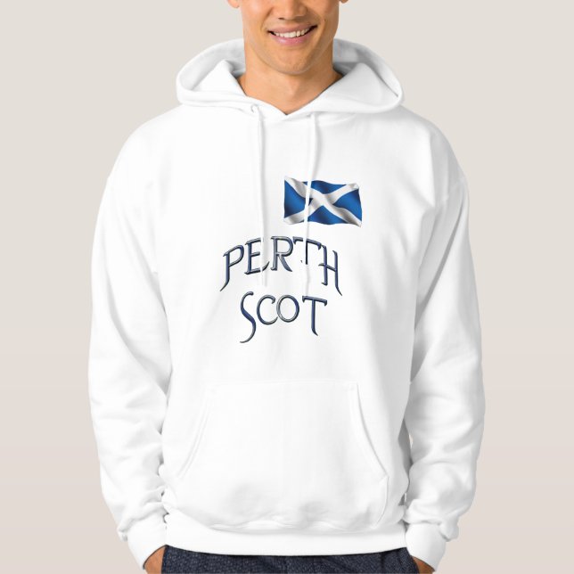 Moletom Perth Flag of Scotland Patriotic Hoodie (Frente)