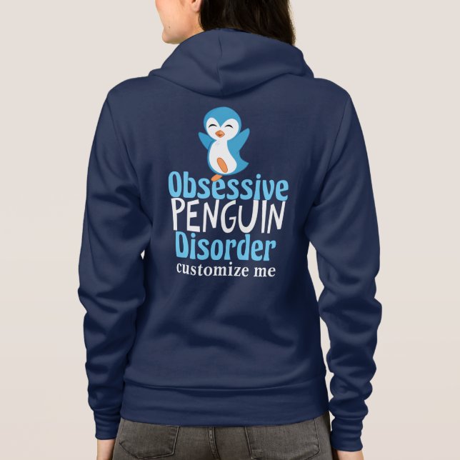 Moletom Perturbação Obsessiva Do Pinguim (Verso)