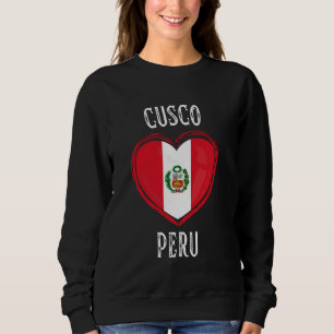 Moletom Peru Flag Heart Cusco