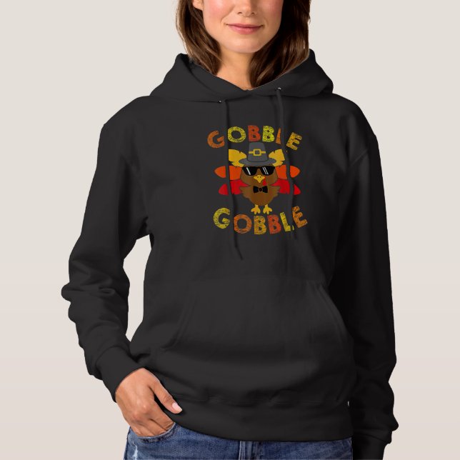 Moletom Peru Turquia Gobble Gobble Cute Pequenos Peregrino (Frente)