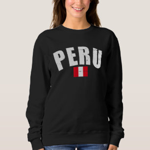 Moletom Peru: Vintage Bandeira Peruana 2