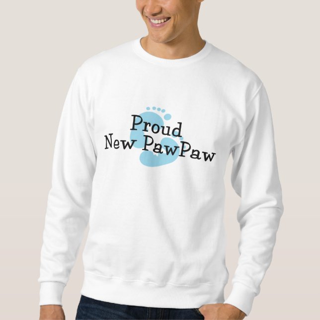 Moletom Pés da Nova Bebê Menina PawPaw Orgulhosa (Frente)