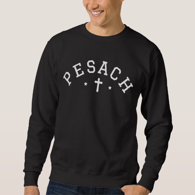 Moletom Pesach Passover Seder Hebraico Deus Feriado Judeu  (Frente)