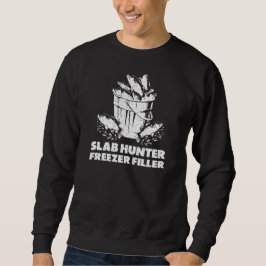 Moletom Pesca de Crappie no Inverno Slab Hunter