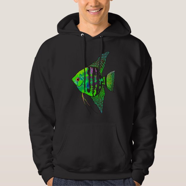 Moletom Pesca de Neon Angelfish (Frente)