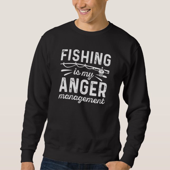 Moletom Pesca É A Minha Gestão Da Raiva (Frente)