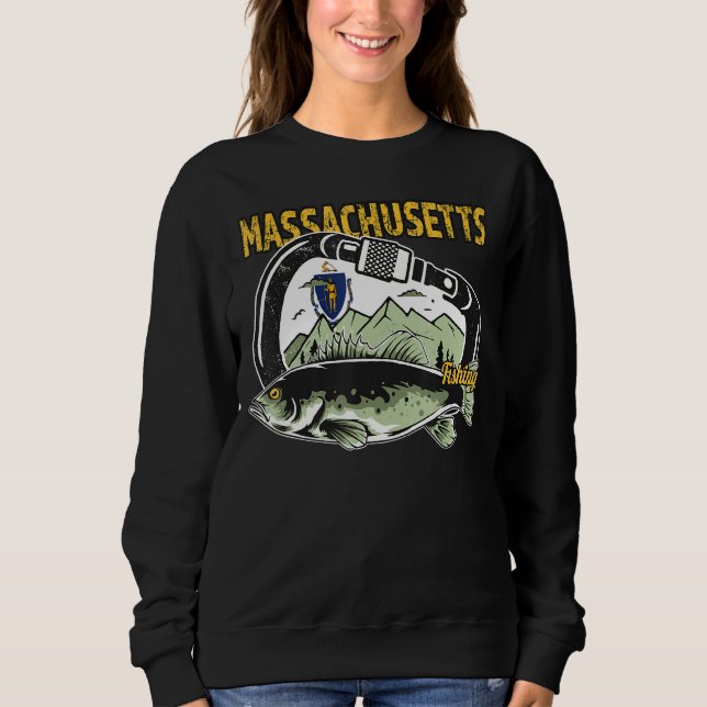Moletom Pesca Retro Carabiner Massachusetts (Frente)