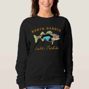 Moletom Pescador Dakota do Norte Lago Tschida Fisher Walle