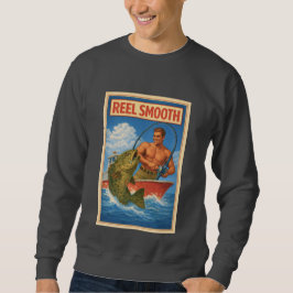 Moletom Pescador de Peixe Liso Retro Náutico Salgado Pesca