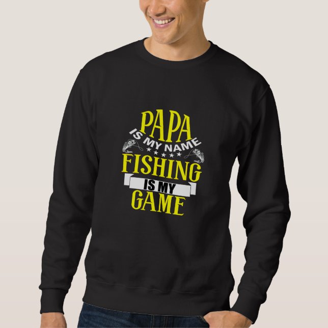 Moletom Pescador de peixes Pai Pai Husba (Frente)