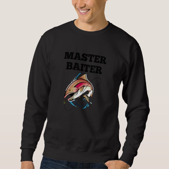 Moletom Pescador de pesca Master Baiter 1 (Frente)