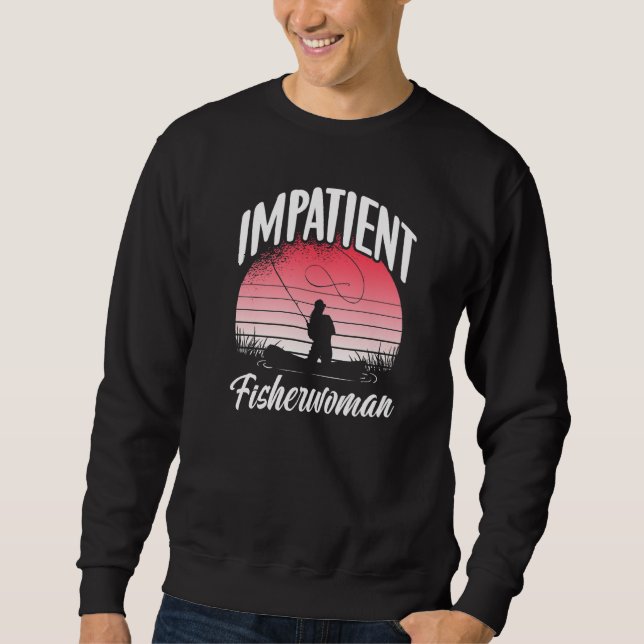 Moletom Pescadora com impacto Hobby Peixe de Pesca Fisher  (Frente)