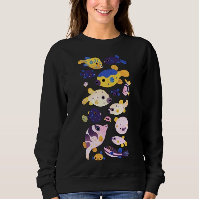 Moletom Pescar preto (Frente)