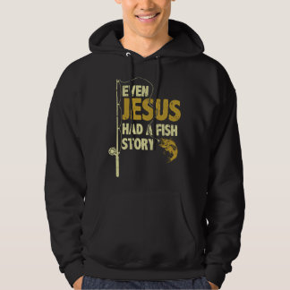 Moletom Pescaria Até Jesus Tinha Uma História de Peixe Eng