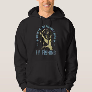 Moletom Pescarista Quando não estou pescando, eu gostaria