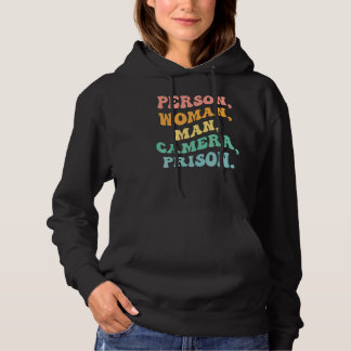 Moletom Pessoa Mulher Homem Câmera Prisão Groovy Retro
