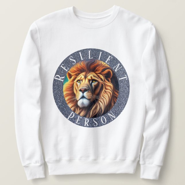 Moletom Pessoa Resiliente (Frente do Design)
