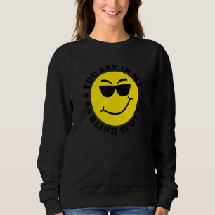 Moletom Pessoas cegas Humor Braille Reader Cego Cara Humor