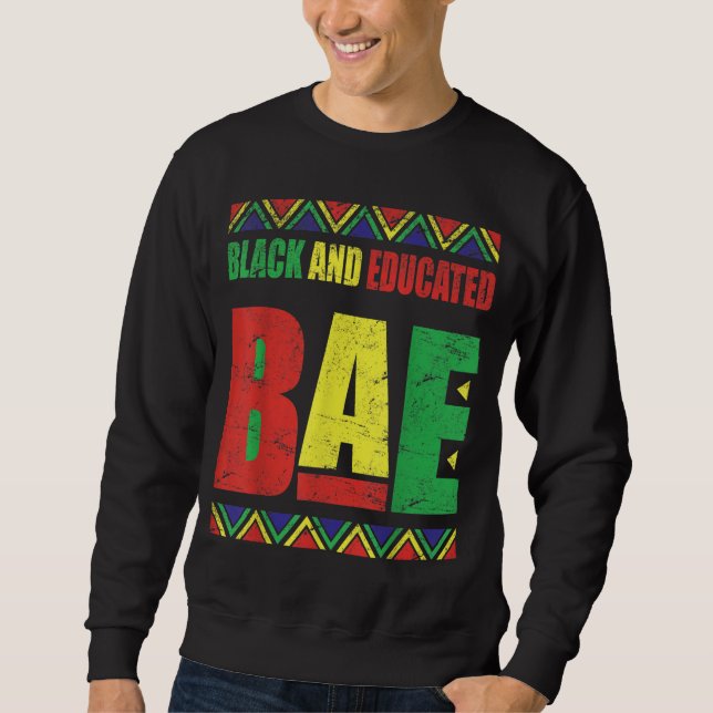 Moletom Pessoas do mês de história negra e educada (Frente)