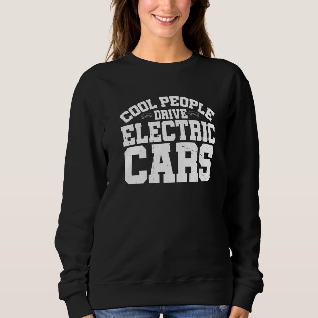 Moletom Pessoas Legais Dirigem Carros Elétricos  Premium (Frente)