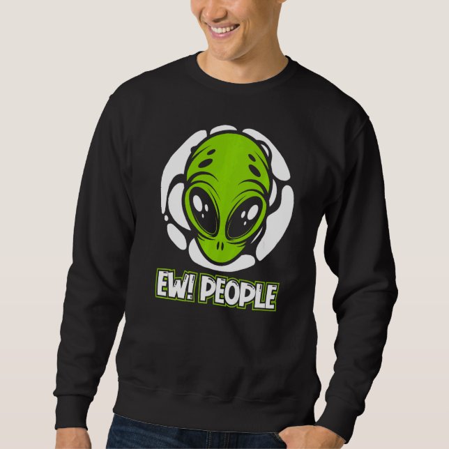 Moletom Pessoas Ufo Alienígena de Conspiração (Frente)