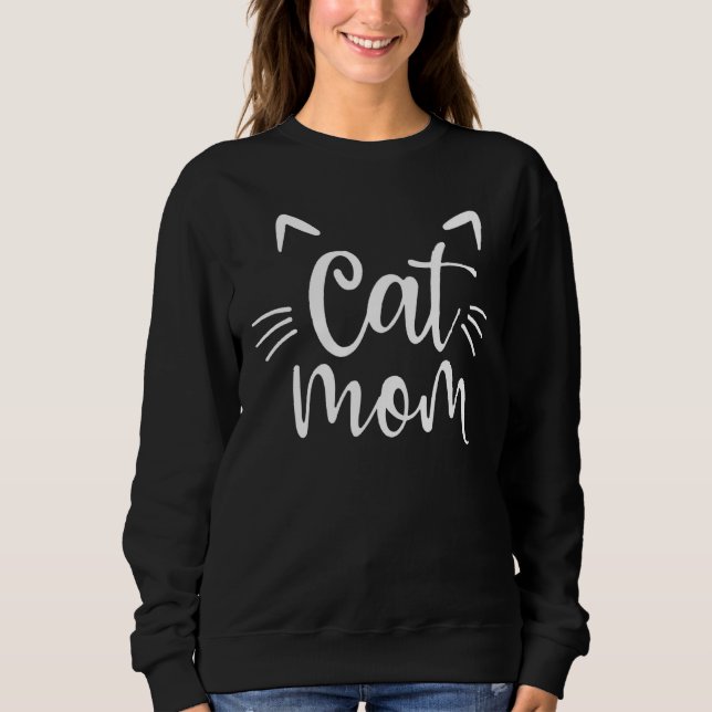 Moletom Pet Cat Mãe Para Mulher Gato (Frente)