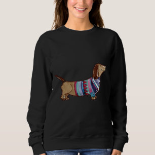 Moletom Pet De Pintura Por Aquarela De Cão-De-Dachshund