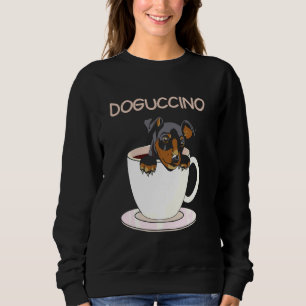 Moletom Pet Dogpucccino Num Café Cappucccino Cachorro Paja