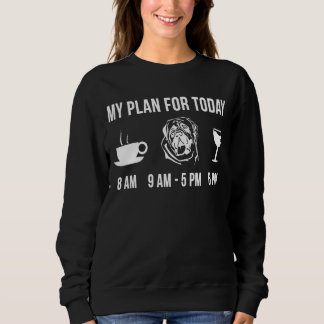 Moletom Pet English Mastiff Dog Puppy Meu Plano Para Hoje