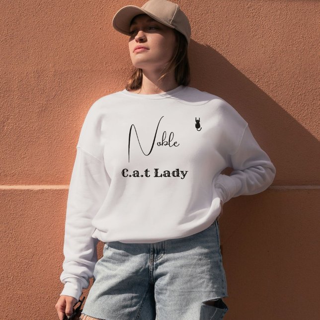 Moletom Pet Lover Ash And Black Script Customized Cat Mom (Criador carregado)