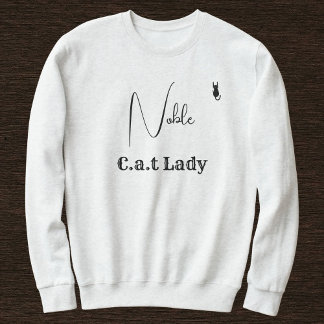Moletom Pet Lover Ash And Black Script Customized Cat Mom