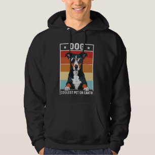 Moletom Pet Mais Fresco De Cão Na Terra Óculos De Sol Retr
