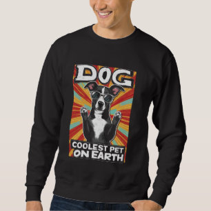 Moletom Pet Mais Fresco De Cão Na Terra Óculos De Sol Retr