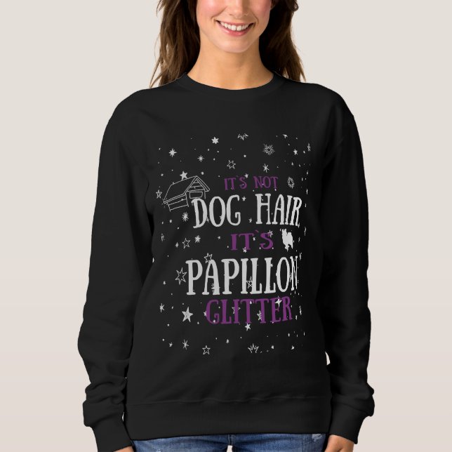 Moletom Pet Owner Glitter Dog Hair Graphic (Frente)