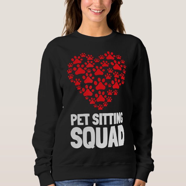 Moletom Pet Sitting E Pet Sitter Animal Hotel (Frente)