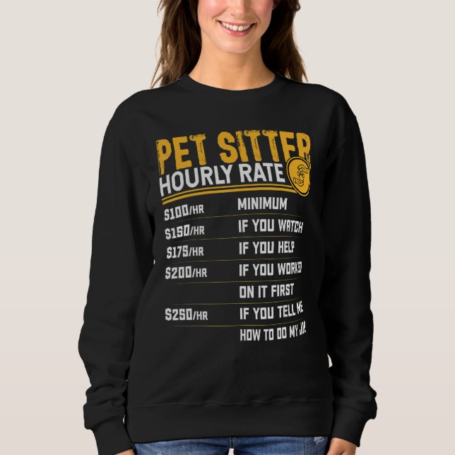 Moletom Pet Sitting Pet Sitting Pet (Frente)