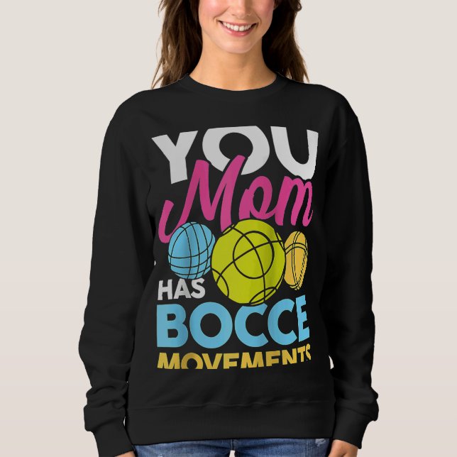 Moletom Petanque Jogo Bocce Ball Boule Raglan (Frente)