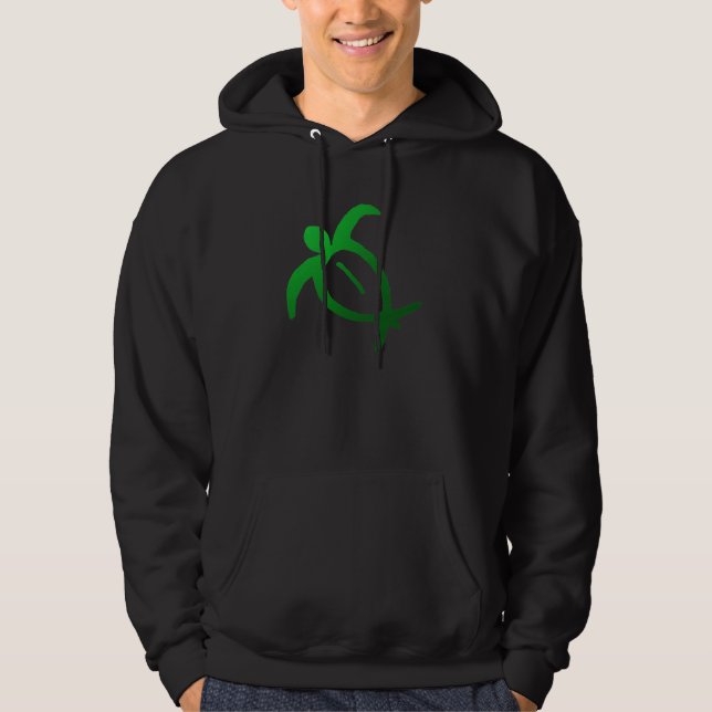 Moletom Petroglyph havaiano de Honu - Hoodie (Frente)