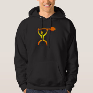 Moletom Petroglyph havaiano do homem da pá