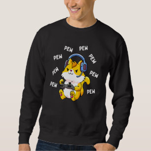 Moletom Pew Pew Gamer Cat Video Game Cats Gaming Gatinho