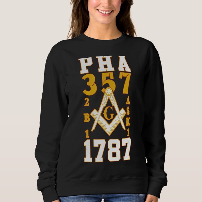 Moletom Pha 357 Mason 1987 2b1ask1 Compass Square (Frente)