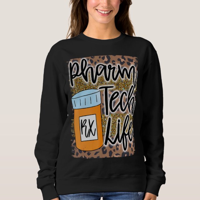 Moletom Pharm Tech Pharmacy Technicic Life Rx Medicine Jo (Frente)