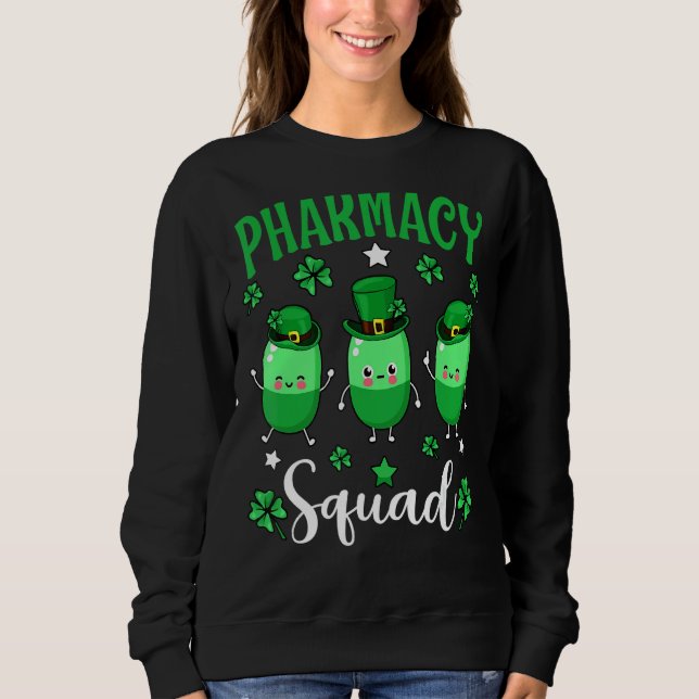 Moletom Pharmacy Squad Leprechaun Pharmaceuticals Patrick  (Frente)
