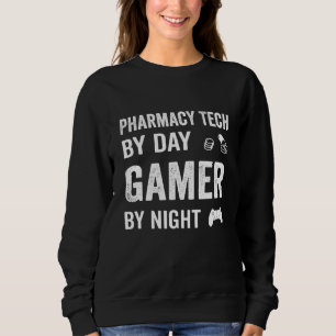 Moletom Pharmacy Tech Para Técnicos De Farmácia E Gamers